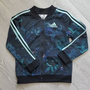 Girl's Zip Up Adidas Jacket